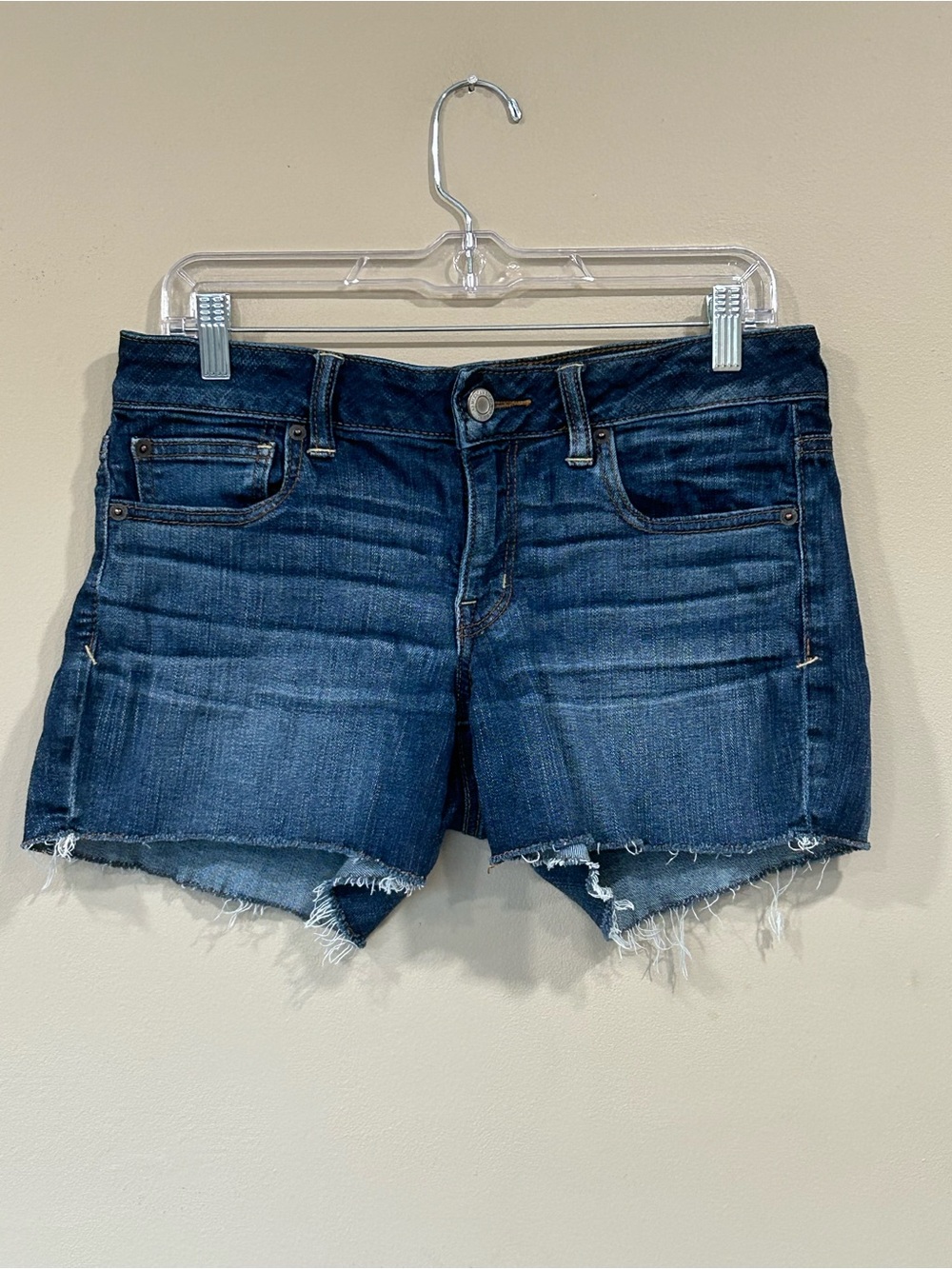 American Eagle Outfitters Women's Cut Off Denim Shorts Blue Size 8